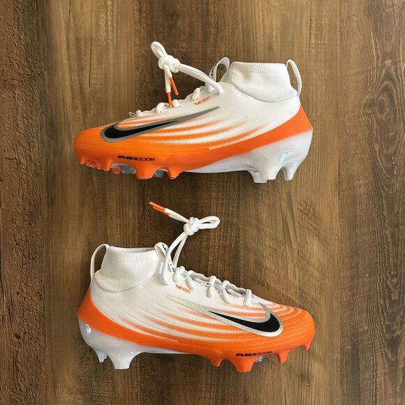 Nike Air Zoom Vapor Pro 1 Men Size 5.5 Football Cleats Orange White HM8850-103 main image 4